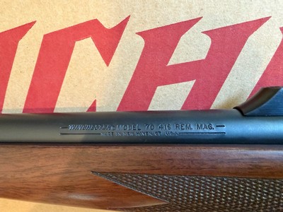 LNIB New Haven Winchester M70 Safari Express 416 Rem Mag - 99.9% condition - Image 6 of 11