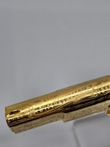 24k Gold Engraved Browning Hi-Power Belgium T-Series 9mm - Image 5 of 15
