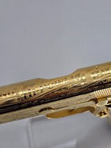 24k Gold Engraved Browning Hi-Power Belgium T-Series 9mm - Image 6 of 15