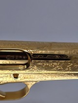 24k Gold Engraved Browning Hi-Power Belgium T-Series 9mm - Image 15 of 15