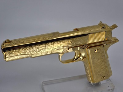 250th Anniversary America Tribute Colt 1911 – 24K Gold, Limited Edition # - Image 8 of 15
