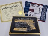 250th Anniversary America Tribute Colt 1911 – 24K Gold, Limited Edition # - Image 1 of 15