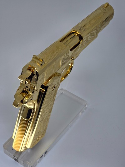 250th Anniversary America Tribute Colt 1911 – 24K Gold, Limited Edition # - Image 13 of 15