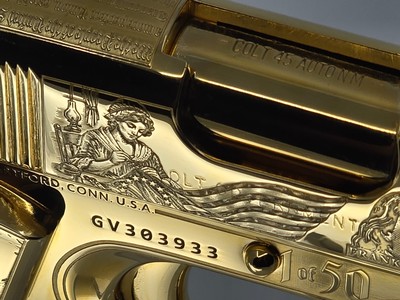 250th Anniversary America Tribute Colt 1911 – 24K Gold, Limited Edition # - Image 6 of 15