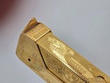 24K Gold Dia de los Muertos Cobray SWD m11 9mm Custom - Image 3 of 11