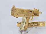 24K Gold Dia de los Muertos Cobray SWD m11 9mm Custom - Image 2 of 11