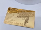 24K Gold Dia de los Muertos Cobray SWD m11 9mm Custom - Image 10 of 11