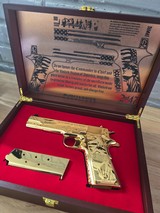 Custom 1911 Colt Trump USA 24k Gold #of47 - Image 1 of 12