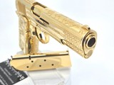 Custom 1911 Colt Trump USA 24k Gold #of47 - Image 5 of 12