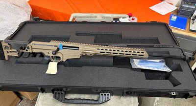 New Barrett MRAD .338 Lapua Magnum 26” Fluted FDE Folding Stock - Model 18479 - Image 4 of 4