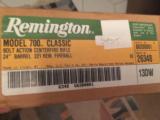 REMINGTON 700 CLASSIC IN .221 FIREBALL NIB - 6 of 6