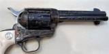 COLT SINGLE ACTION ARMY REVOLVER-2ND GENERATION SUPER MINT WITH FACTORY "C" ENGRAVING IN .44-40 WIN - 8 of 9