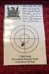 COOPER FIREARMS OF MONTANA MODEL 51 CUSTOM CLASSIC .222 REM MAGNUM NIB - 9 of 14