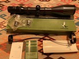 USED STEEL BODIED SWAROVSKI 3 X 12 X 56 HABICHT RIFLE SCOPE IN PERFECT CONDITION - 1 of 5