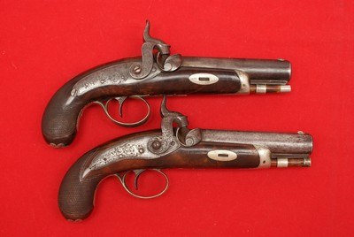 Documented Matched Set of A. Wurfflein .40 Cal Philadelphia Derringers - Image 4 of 14