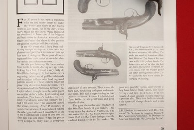 Documented Matched Set of A. Wurfflein .40 Cal Philadelphia Derringers - Image 3 of 14