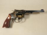 SMITH & WESSON PREWAR .22 OUTDOORSMAN, EARLY MAGNA GRIPS - 2 of 9