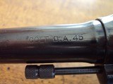 Colt Model 1917 DA/SA "UNITED STATES PROPERTY" Marked Barrel 45ACP w/ moon clips - 3 of 12