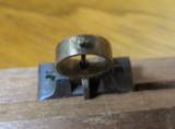 Early Beach Gold Wash Combination Front Sight Exceptional Condition - 6 of 8