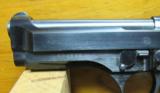 Minty Beretta Model 92 SB Compact 9mm Semi Auto w/ 3 Mags - 2 of 12
