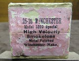 FS: Sealed Box of Winchester .25-20 W.H.V. Model 1892 Smokeless Metal Patched - 5 of 6