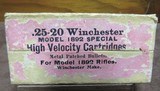 FS: Sealed Box of Winchester .25-20 W.H.V. Model 1892 Smokeless Metal Patched - 2 of 6