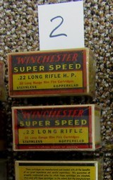 Twelve (12) boxes of Winchester .22 cartridges - 7 of 8
