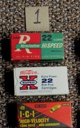 Seven (7) boxes of Remington, Western & Peter’s .22 Cartridges - 2 of 6