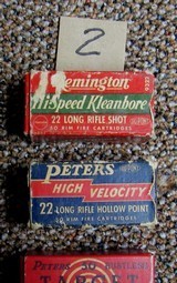 Seven (7) boxes of Remington, Western & Peter’s .22 Cartridges - 3 of 6