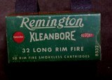 Remington Kleanbore .32 Long Rimfire ammo.  Box of 50.Sale Pending.