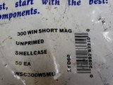 Winchester .300WSM Rifle Brass: Unprimed Brass (100 Pieces) and Hand Loads (40) plus 7 Misc = 147 Pieces - 2 of 2