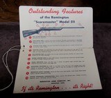 Near New Remington Model 511 SCOREMASTER Bolt Action .22 with Leupold M8 - 4X Scope, 2 - 10 Round Remington Magazines and Owners Manual - 20 of 20