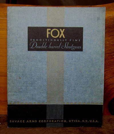 Fox, Utica Gun Catalog with Price List Dated 1935 24 Pages