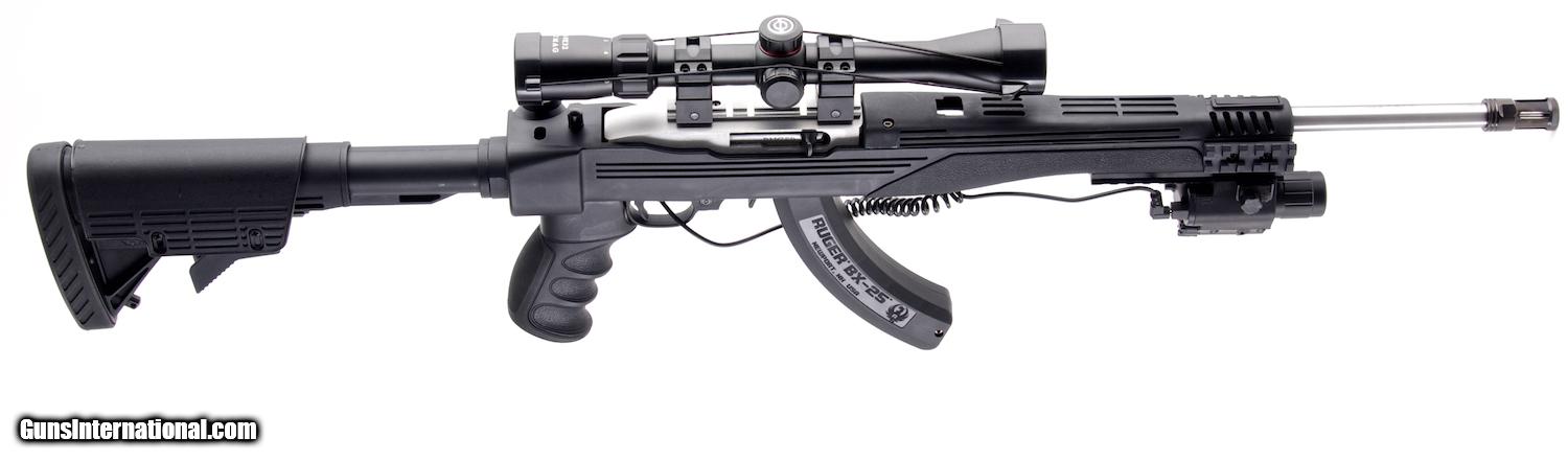 RUGER 10/22 1-TAC MODEL 1296 .22 LR SEMI AUTO RIFLE WITH 16.6 IN