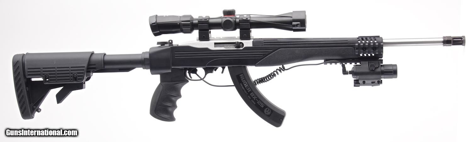 RUGER 10/22 1-TAC MODEL 1296 .22 LR SEMI AUTO RIFLE WITH 16.6 IN