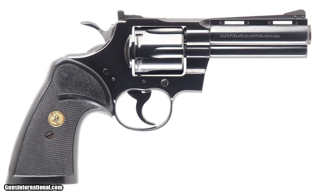 COLT PYTHON .357 MAGNUM DA/SA REVOLVER WITH 4 IN. BBL. MFG. 1974