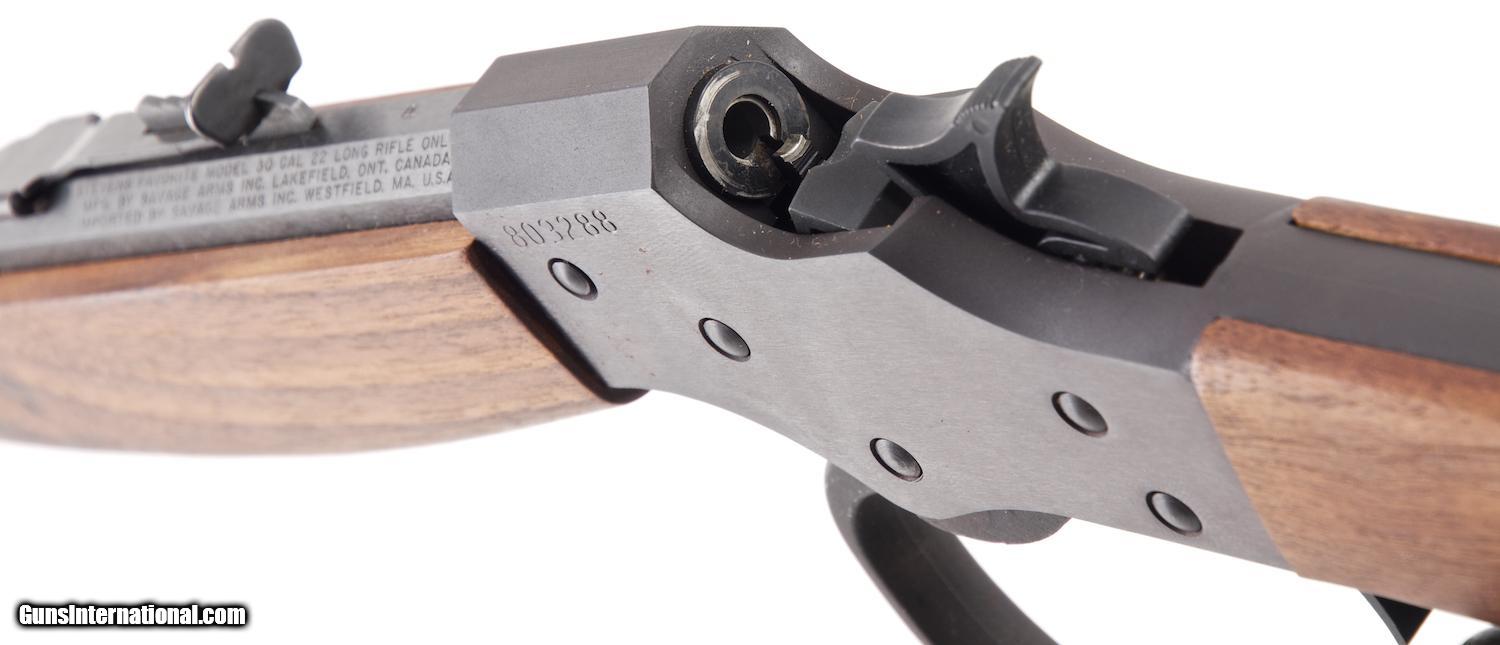 SAVAGE ARMS STEVENS FAVORITE MODEL 30 .22 LR FALLING BLOCK RIFLE