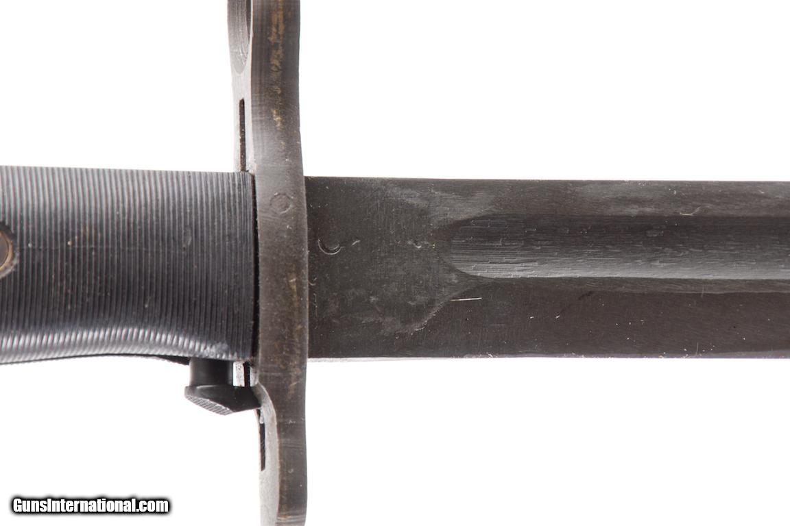 UFH (UNION FORK & HOE) M1905 BAYONET (DATED 1942) WITH M3 SCABBARD