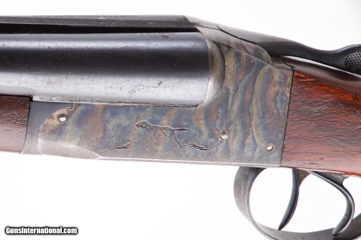 WESTERN ARMS CORP. "LONG RANGE GUN" 16 GA. SxS DOUBLE SHOTGUN WITH 28 IN. FULL/MOD. BBLS. MFG. 1936