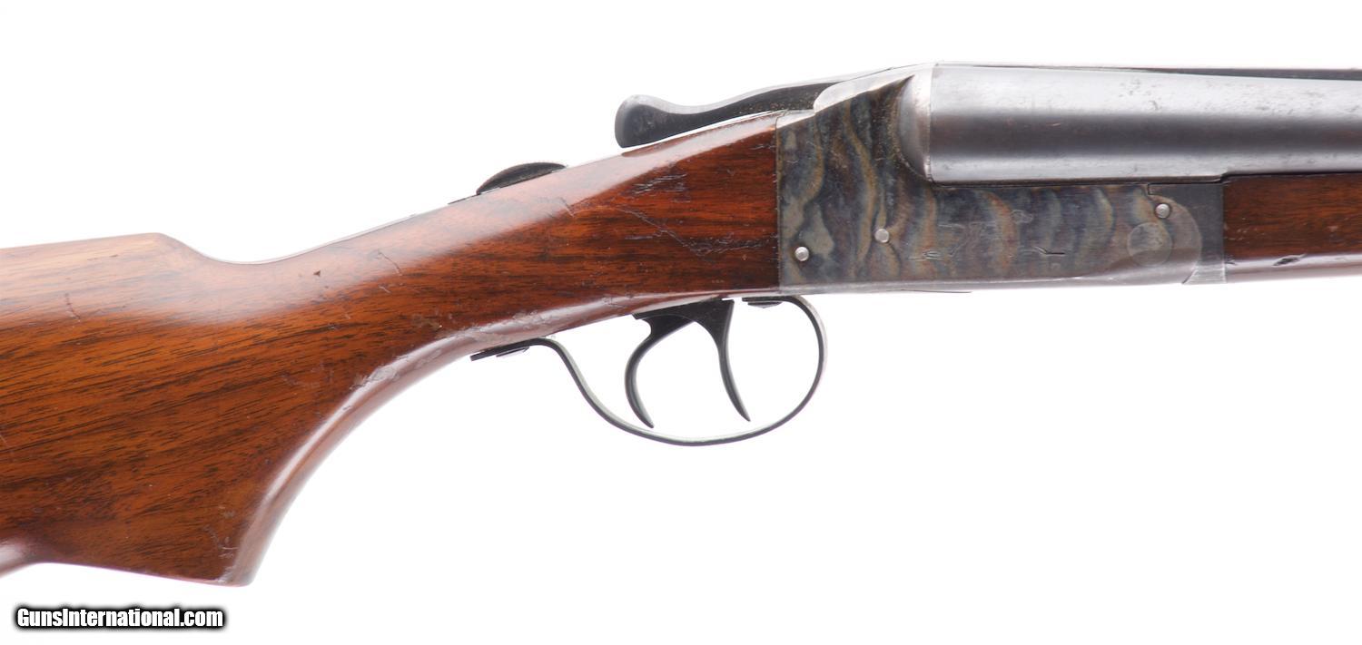 WESTERN ARMS CORP. "LONG RANGE GUN" 16 GA. SxS DOUBLE SHOTGUN WITH 28 IN. FULL/MOD. BBLS. MFG. 1936