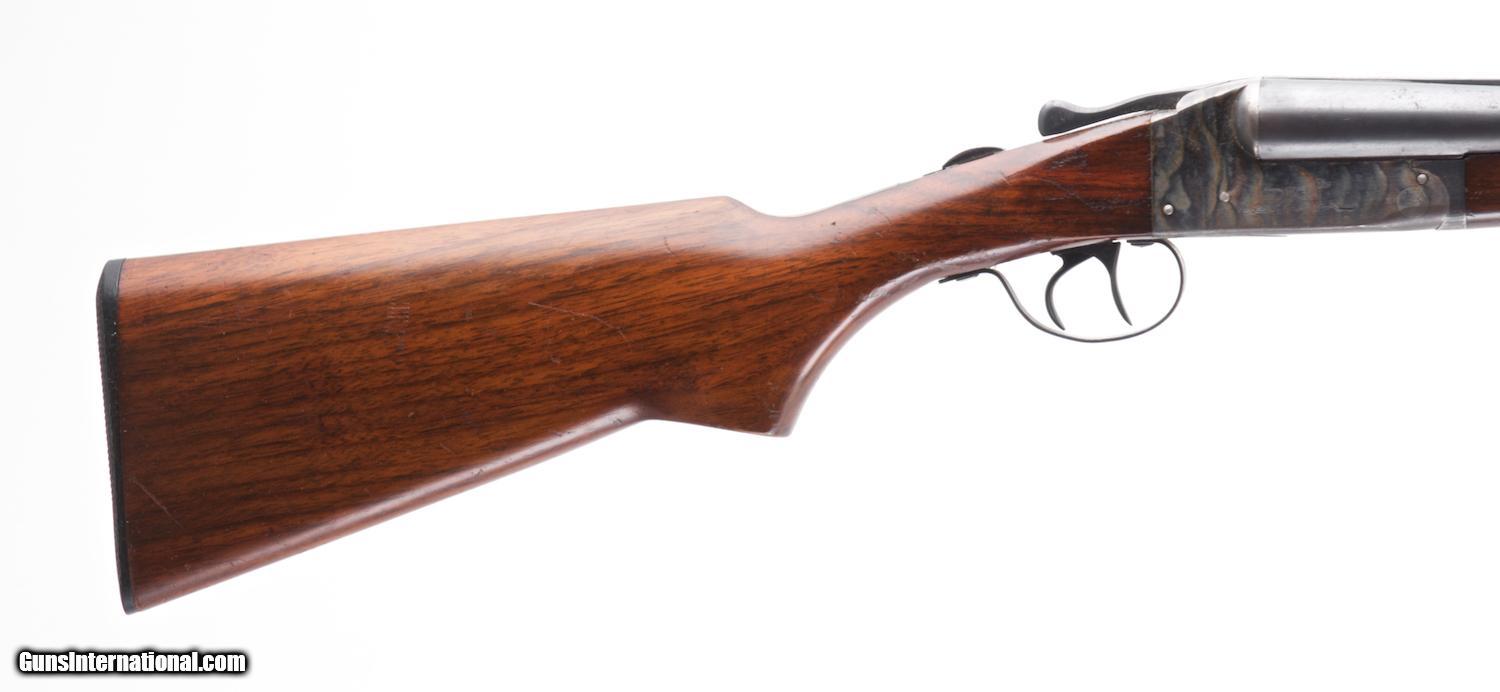 WESTERN ARMS CORP. "LONG RANGE GUN" 16 GA. SxS DOUBLE SHOTGUN WITH 28 IN. FULL/MOD. BBLS. MFG. 1936