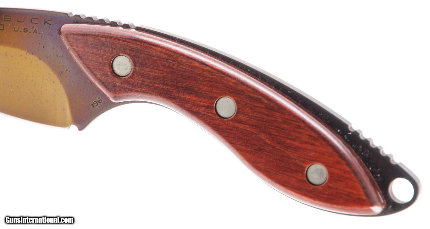 BUCK KNIVES CABELAS MODEL 196 ALASKAN GUIDE MINI ALPHA KNIFE WITH 2 1/2