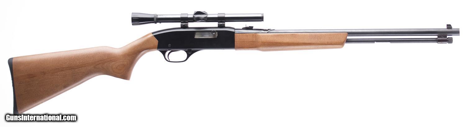 a scope on a winchester model 25 shotgun