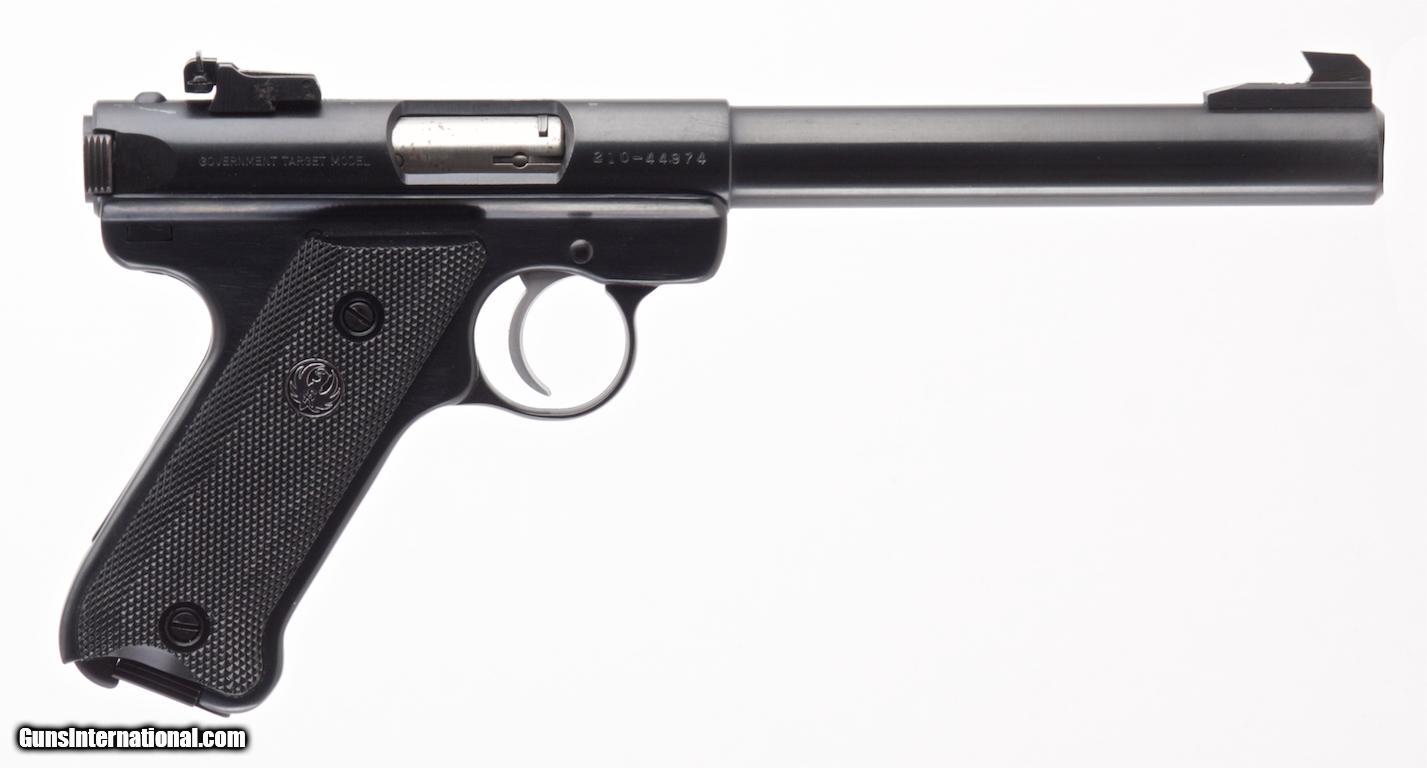 RUGER MODEL MARK II GOVERNMENT TARGET .22 LR SEMI-AUTOMATIC PISTOL