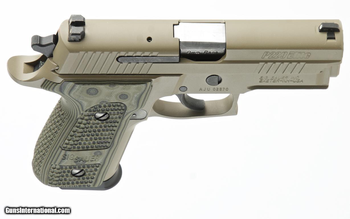 SIG SAUER MODEL P229 SCORPION 9MM DOUBLE / SINGLE ACTION SEMIAUTOMATIC