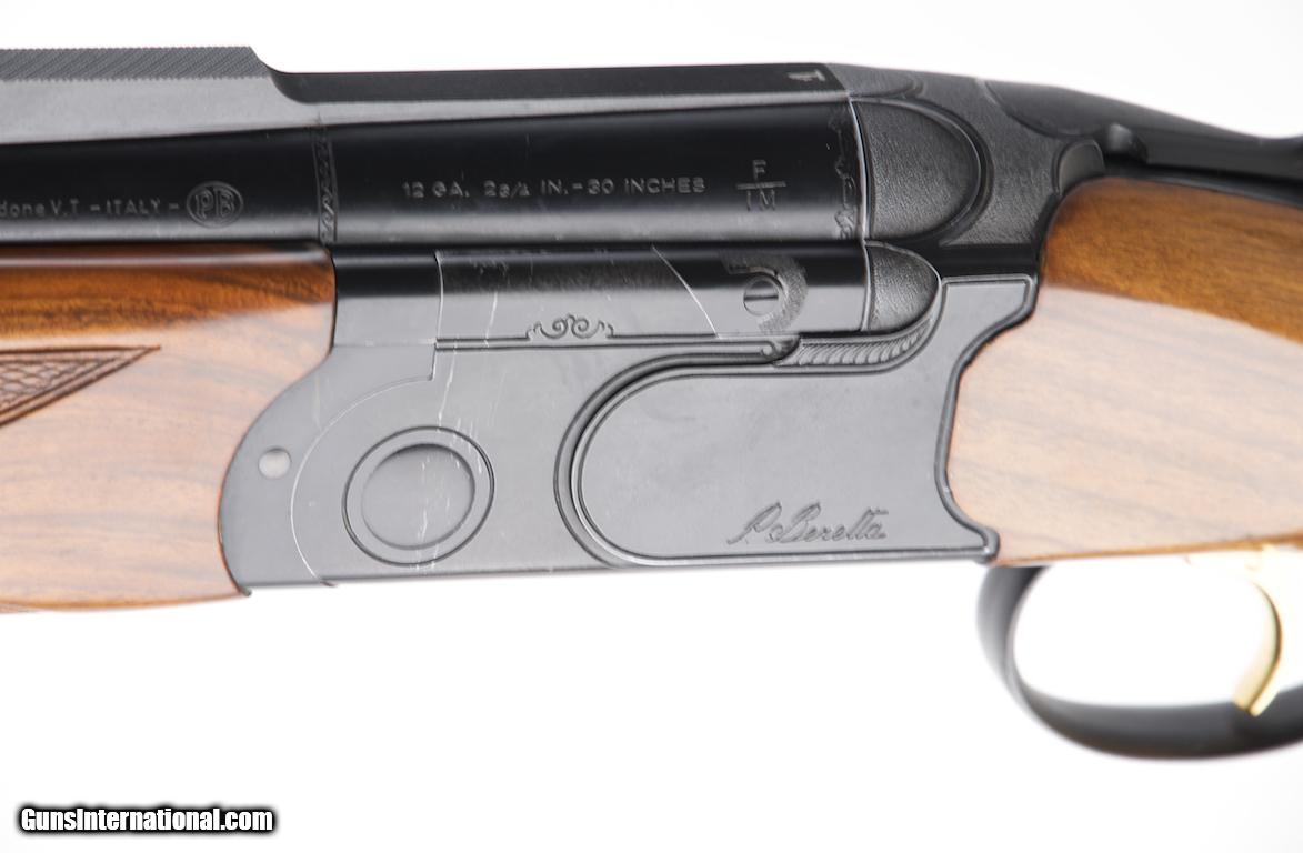 BERETTA MODEL S682X 12 GAUGE TRAP BOXLOCK ACTION OVER UNDER SHOTGUN