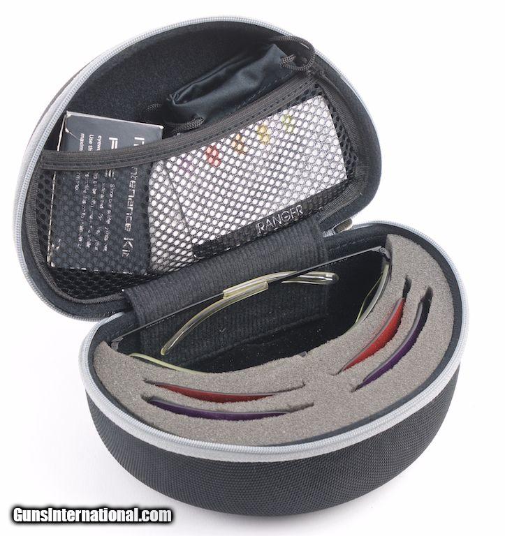 Randolph Ranger XLW Shooting Glasses w. case & 4 sets of Lenses