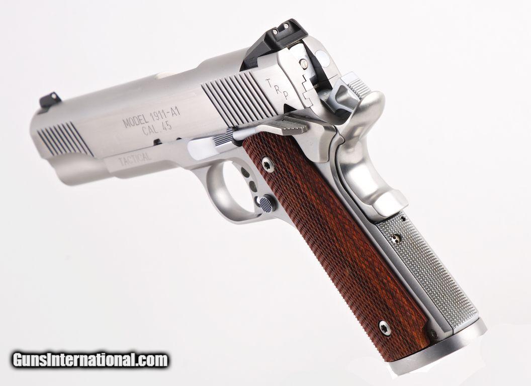 Springfield Armory Model 1911 A1 Trp Stainless 45 Acp Single Action Only Pistol 1378