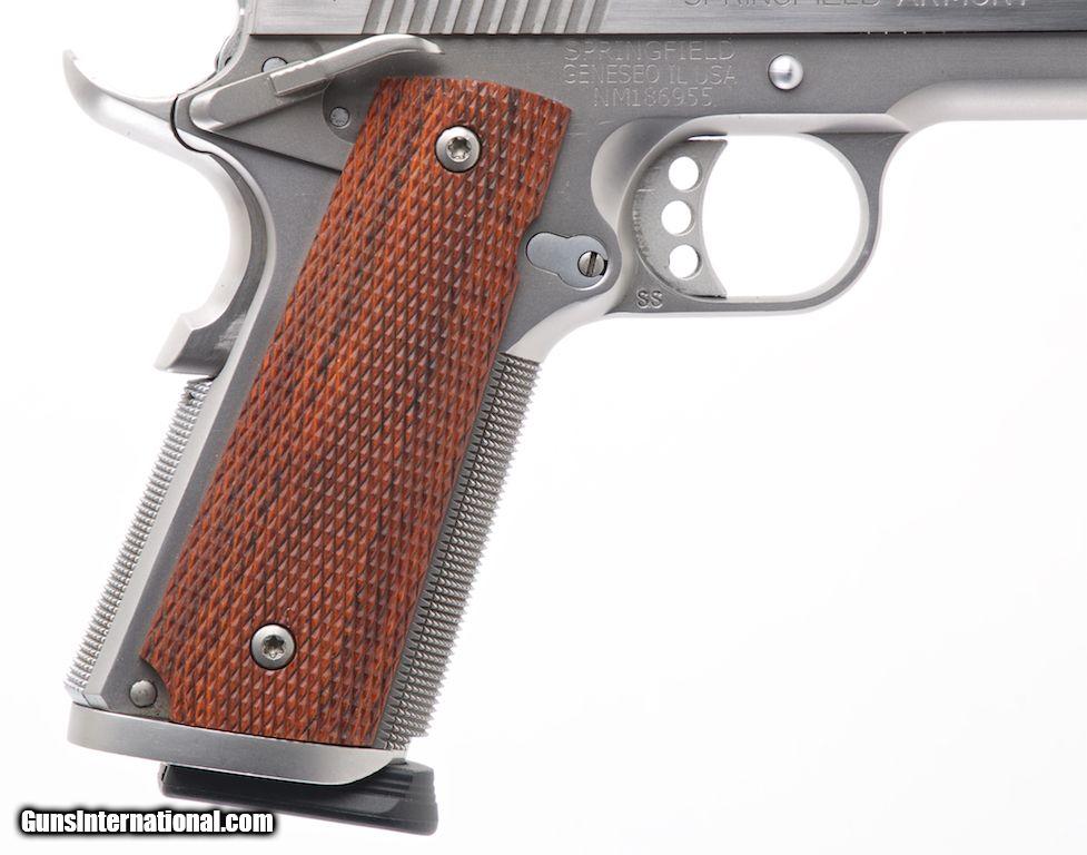 Springfield Armory Model 1911 A1 Trp Stainless 45 Acp Single Action Only Pistol 8172