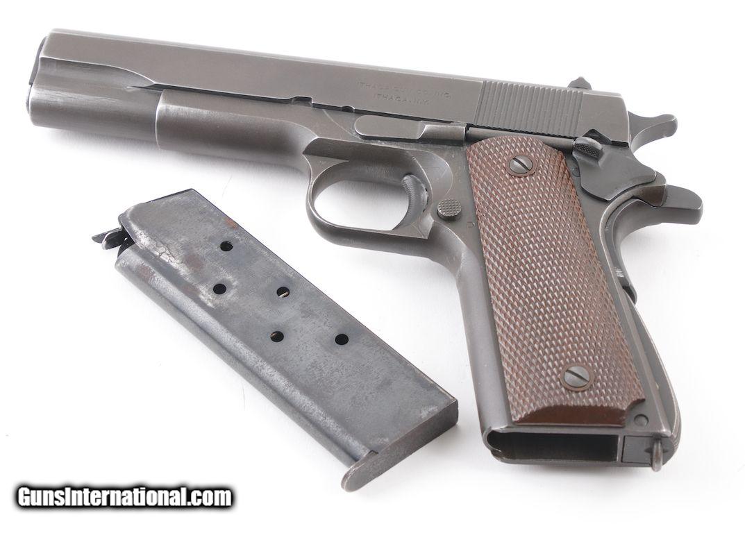 Ithaca Gun Co Model M1911 A1 45 Acp Single Action Only Semi Automatic Pistol 1222